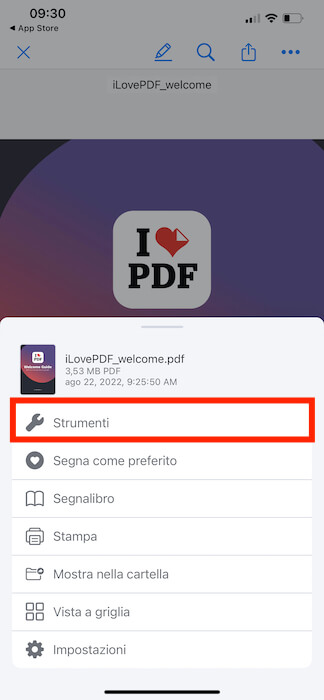 Ilovepdf Strumenti