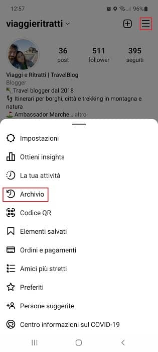 Instagram Archivio