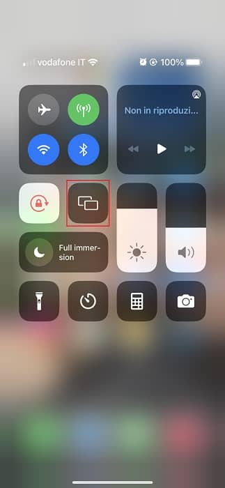 Iphone Centro Di Controllo Duplica Schermo