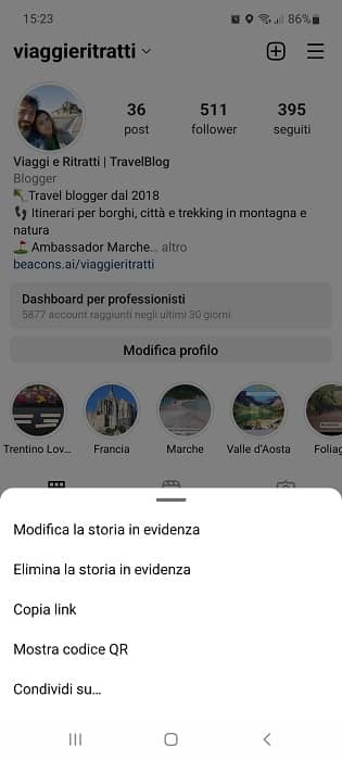 Modifica Storia In Evidenza Instagram