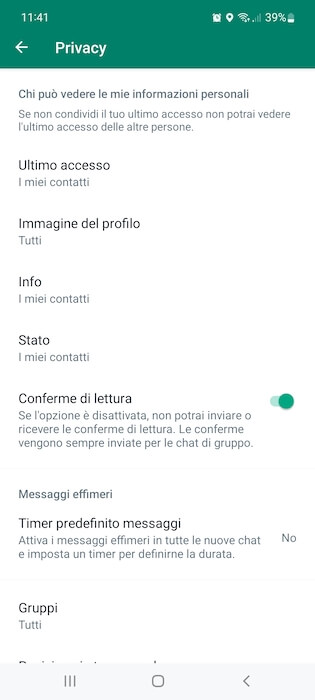 Whatsapp Privacy