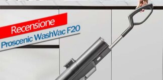 Recensione Proscenic WashVac F20