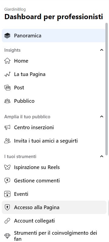 Accesso Alla Pagina Facebook