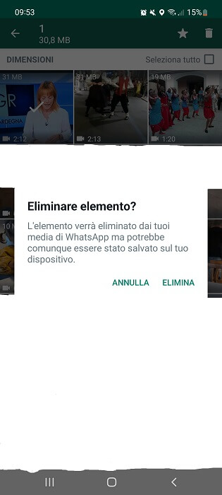 App Whatsapp Eliminata Dati