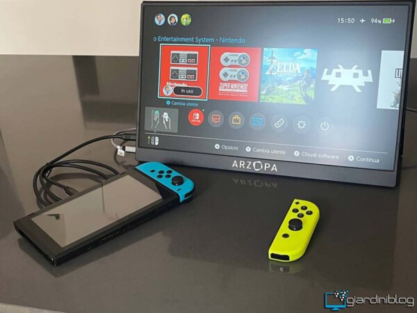 Arzopa G1 E Nintendo Switch