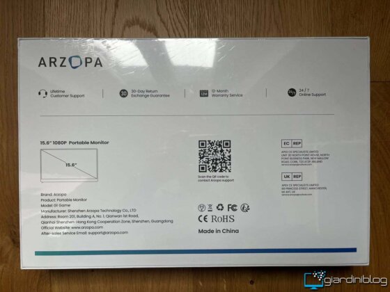 Arzopa G1 Unboxing Pt 6