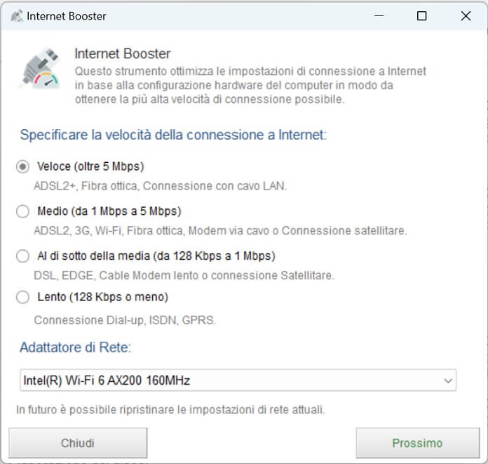 Kerish Doctor Internet Booster Configurazione
