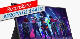 Recensione Arzopa G1 Monitor Portatile 144hz