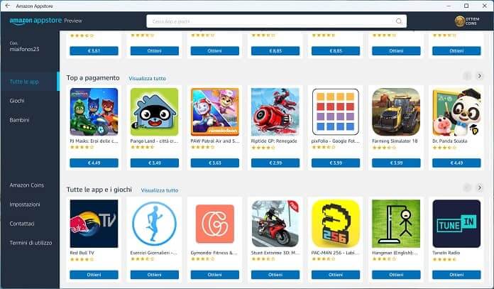 Amazon Appstore Home