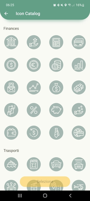 Gestione Spese Icone Categorie