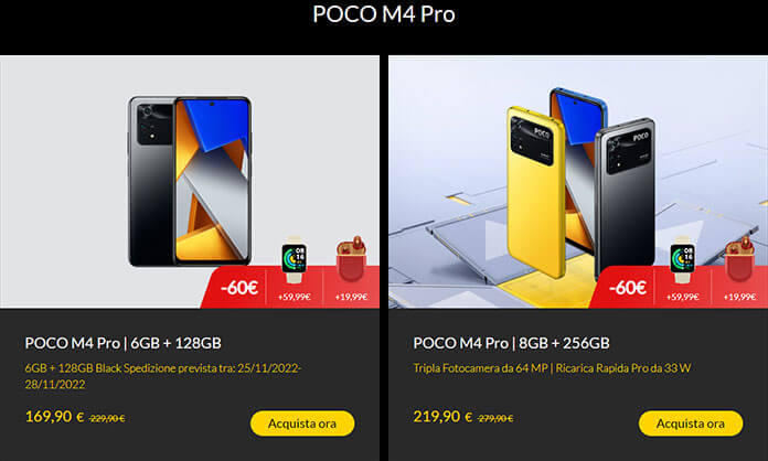 Poco M4 Pro 5g Offerta Black Friday 2022