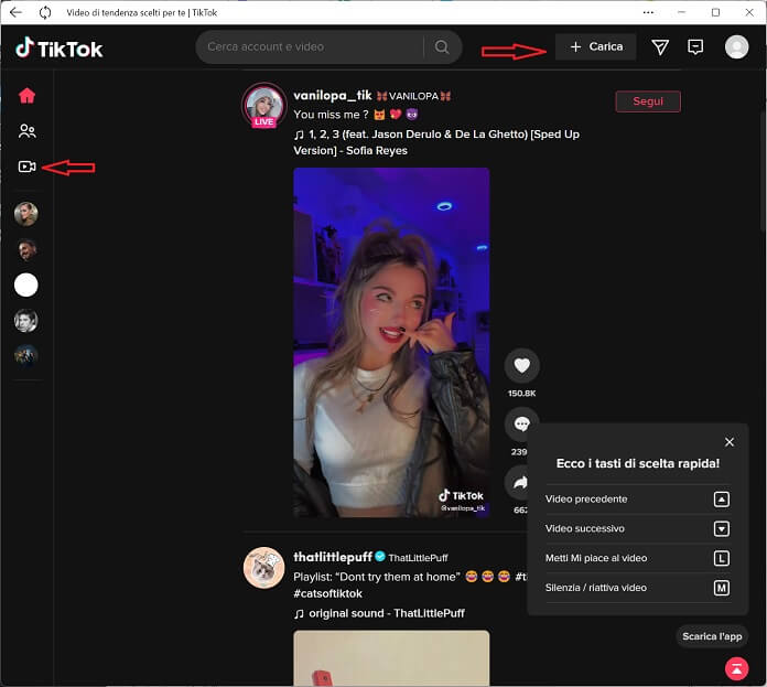 Tiktok App Windows 11 Funzioni