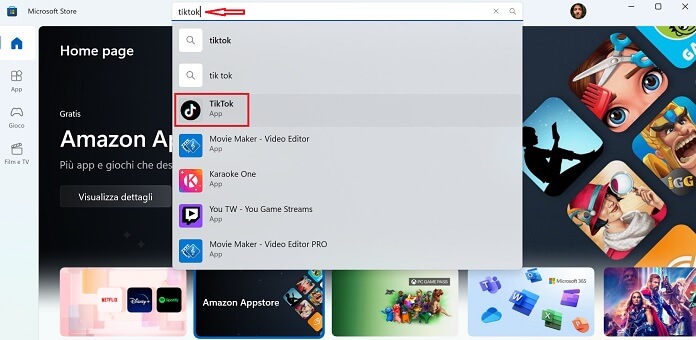 Tiktok App Search Microsoft Store