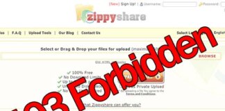 Zippyshare Errore 403 Come Risolvere