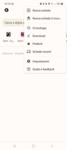 Chrome Impostazioni