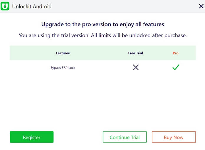 Foneazy Unlockit Android Upgrade