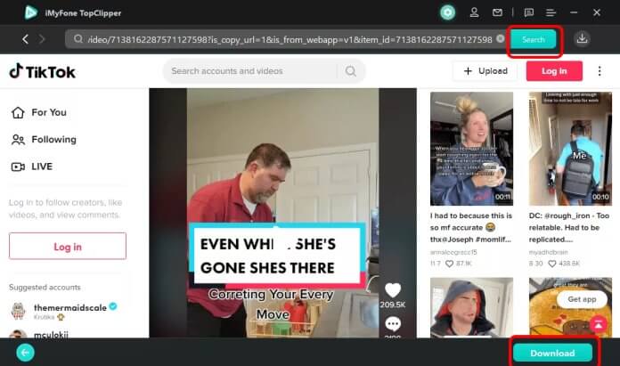 scaricare video da TikTok
