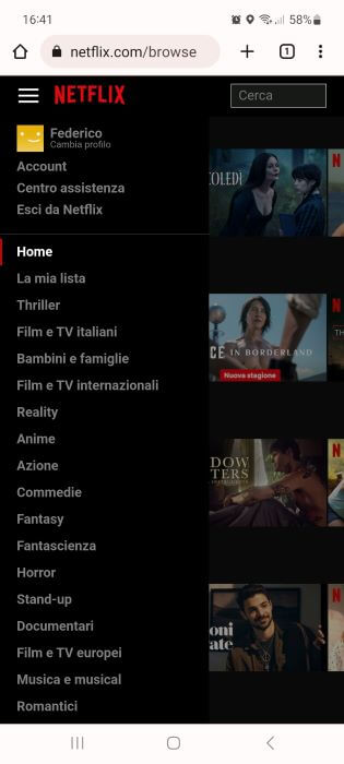 Netflix Home Page Browser Mobile Account