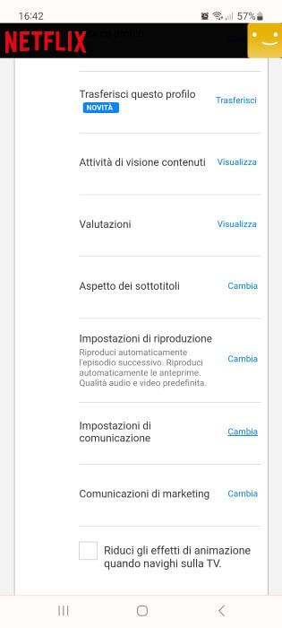 Netflix Impostazioni Di Riproduzione Cambia Mobile