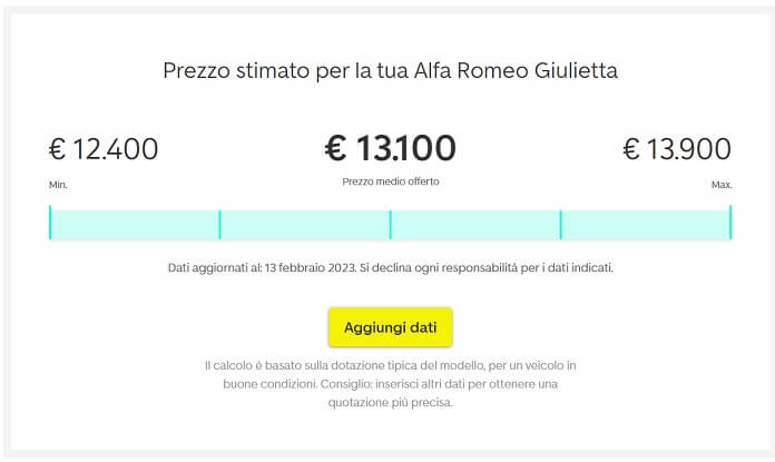 Autoscout24 Valutazione Auto