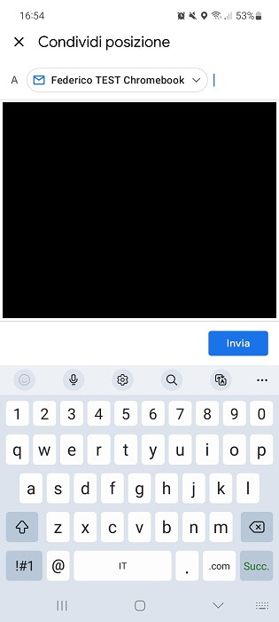 Google Maps Condividi Posizione Invia
