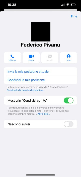 Iphone Invia La Mia Posizione Attuale Imessage