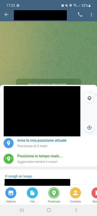 Telegram Invia La Mia Posizione Attuale