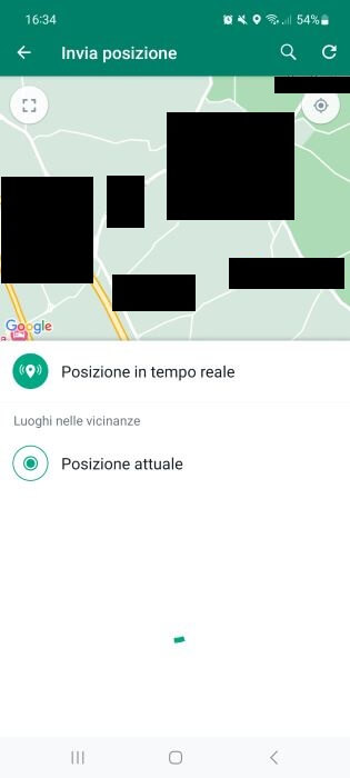 Whatsapp Condividi Posizione