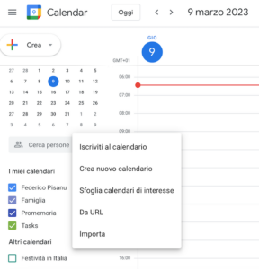 Crea Nuovo Calendario Google Calendar