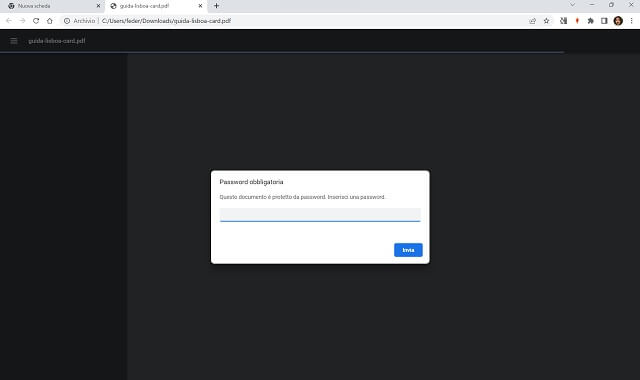 Google Chrome Lettore Pdf Password