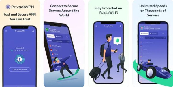 PrivadoVPN Mobile