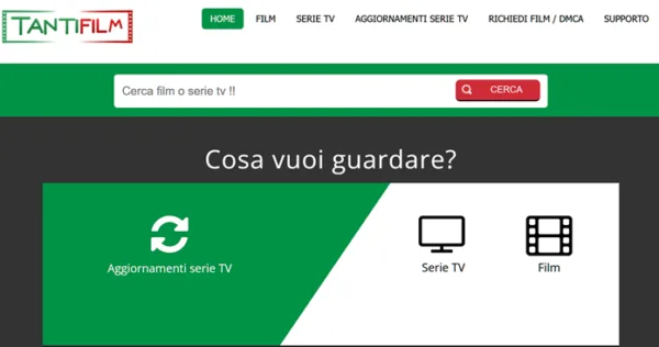 TantiFilm: Nuovo indirizzo di Gennaio 2026