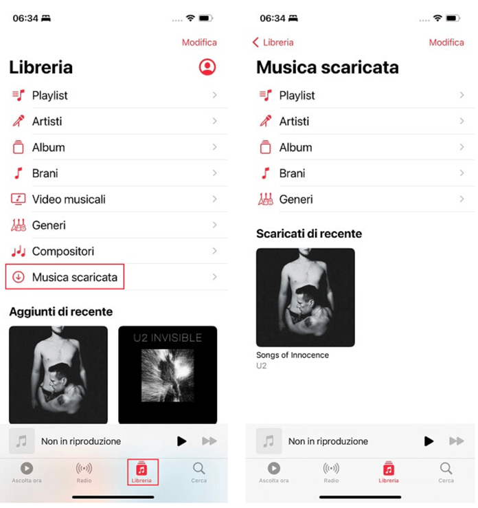 Apple Music File Scaricati