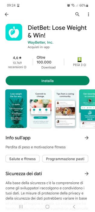 Dietbet Google Play Store
