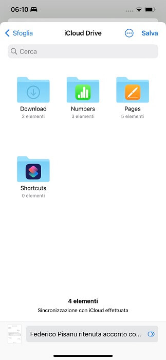 Icloud Drive Salva File