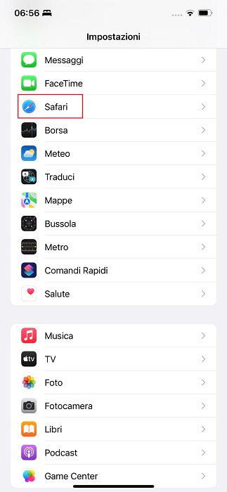Iphone Scheda Generali Safari