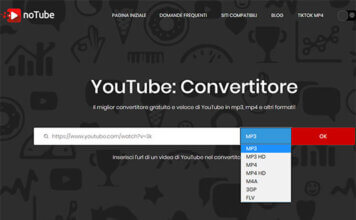 NoTube nuovo indirizzo del sito originale Giugno 2025