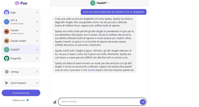 Poe Chat Gpt
