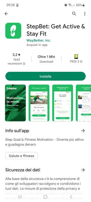 Stepbet Google Play Store