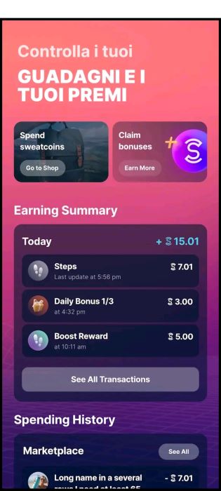 Sweatcoin App