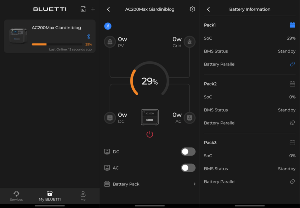 App Bluetti Ac200max Pv420