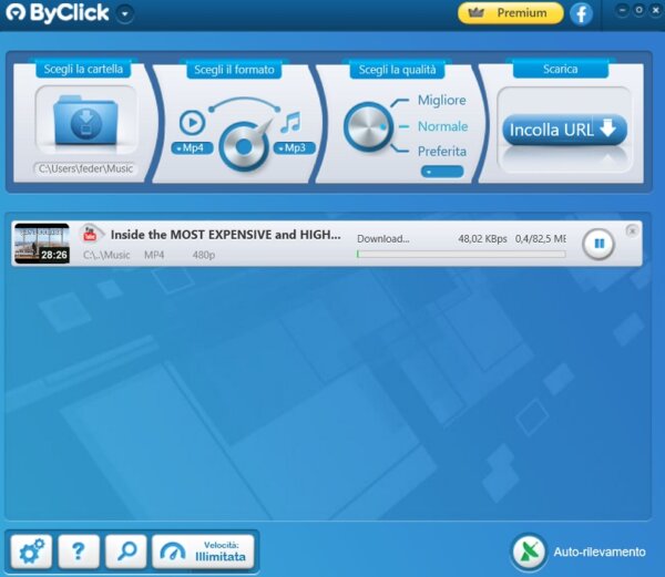 Byclick Download Video per scaricare video incorporati