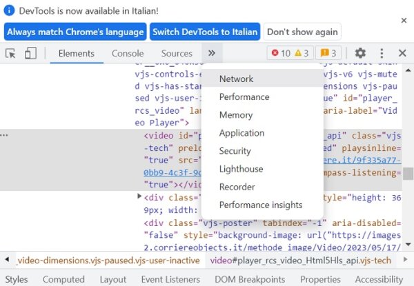 Devtools Tab Network