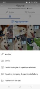 Facebook Album Pagina Iniziale