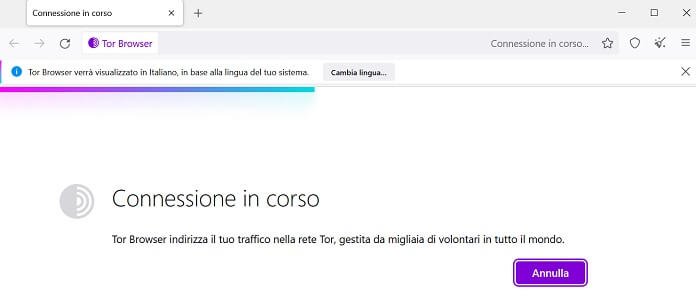 Tor Browser Connessione In Corso