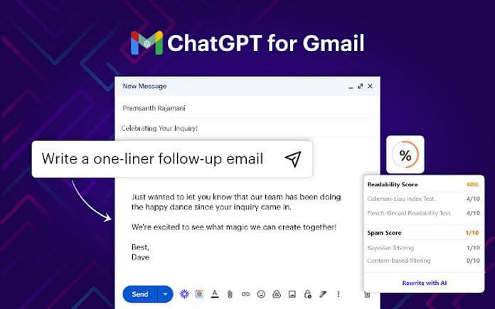 ChatGPT For Gmail