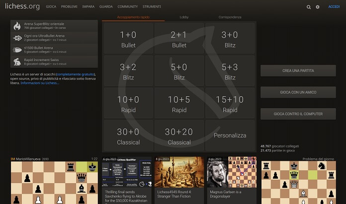 I 10 migliori siti per giocare a scacchi online del 2023