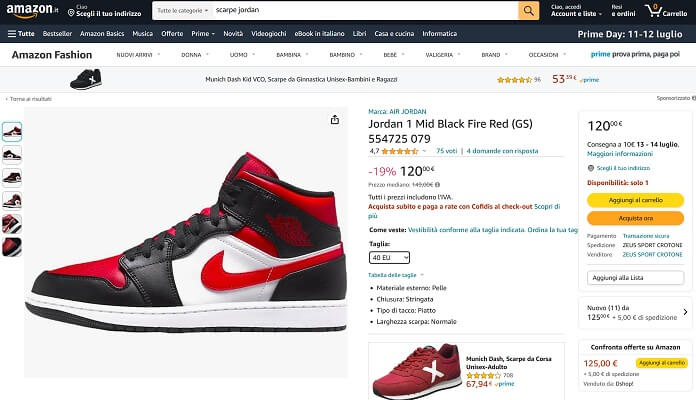 Amazon Scarpe Jordan