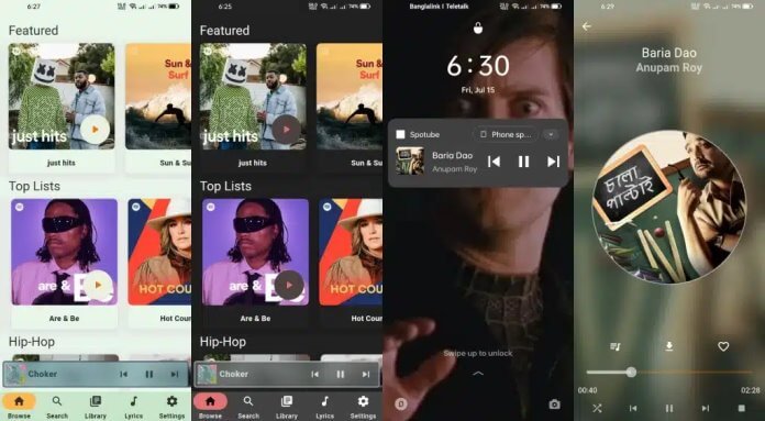 Come sentire YouTube solo audio: Spotube