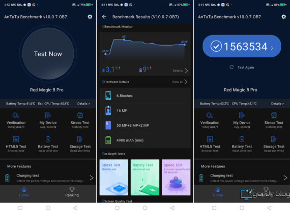 AnTuTu Benchmark RedMagic 8 Pro